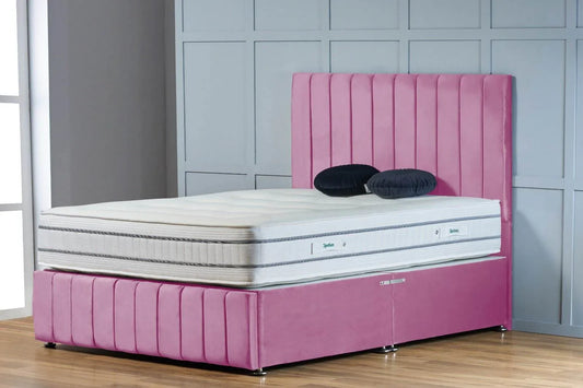 Upholstered Divan Bed - Velera Furniture